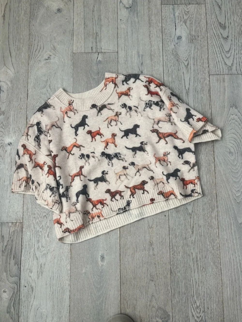 Anthropologie Cropped Sweater The Goldie Crewneck - Picture 2 of 6